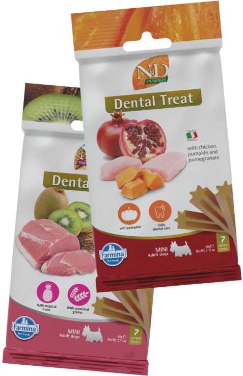 Farmina Pet Foods - Snacks Dentales y Funcionales